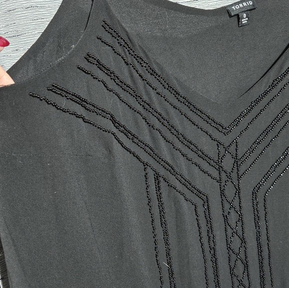 Torrid chiffon tank size 0 - Picture 3 of 4